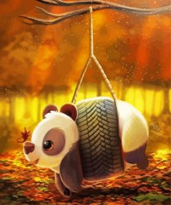 Cute Panda Diamond Paintings