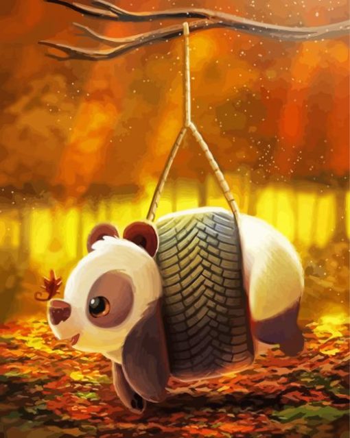 Cute Panda Diamond Paintings