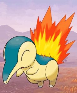 Cyndaquil Pokemon Diamond Paintings