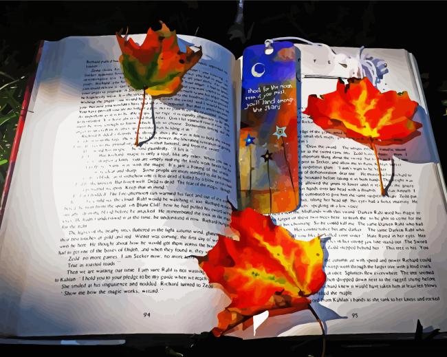 Fall Bookmark Diamond Paintings