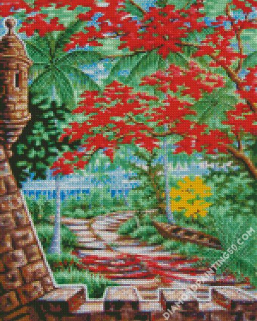 Flamboyan Art diamond painting