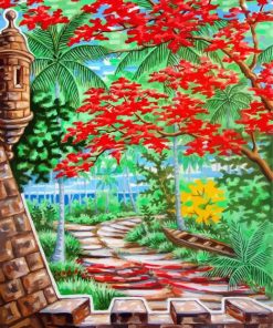 Flamboyan Art diamond painting