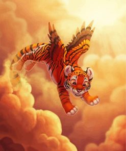 Flying Tiger Diamond Paintings