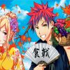 Food Wars Erina And Soma Yukihira Diamond Paintings