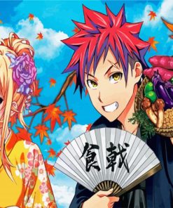 Food Wars Erina And Soma Yukihira Diamond Paintings