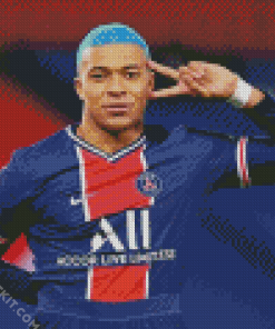 Footballer Mbappe Diamond Paintings