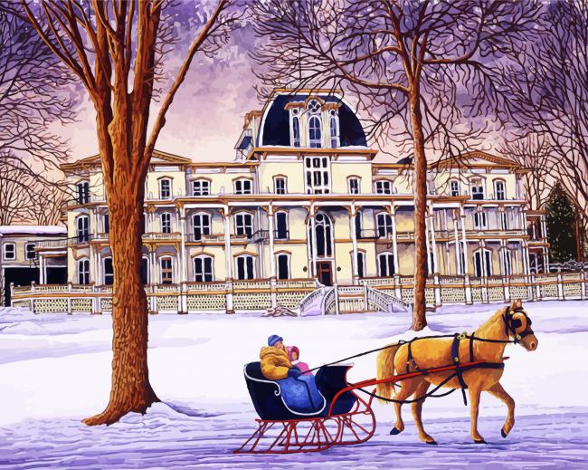 Grand Hotel Thelma Winter Diamond Paintings