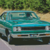 Green Plymouth Roadrunner Diamond Painting