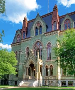 Green University Of Pennsylvania Building Diamond Paintings