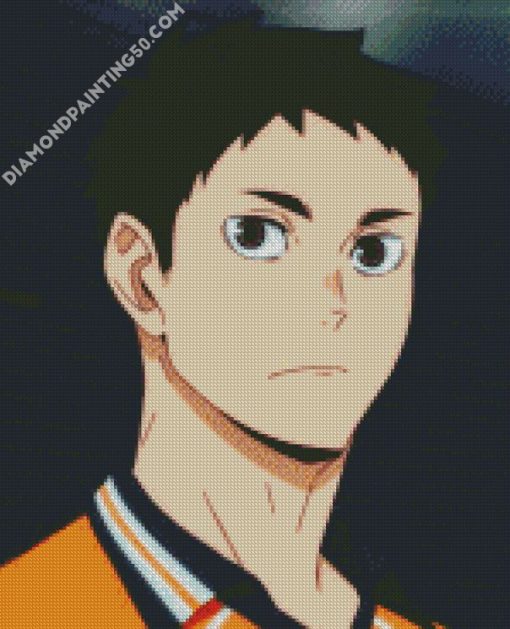 Haikyuu Anime Daichi Sawamura diamond painting