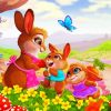 Happy Bunnies Family Diamond Paintings