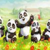 Happy Pandas Diamond Paintings