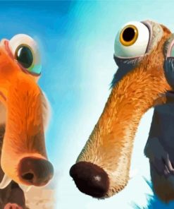 Ice Age Scrat Diamond Paintings