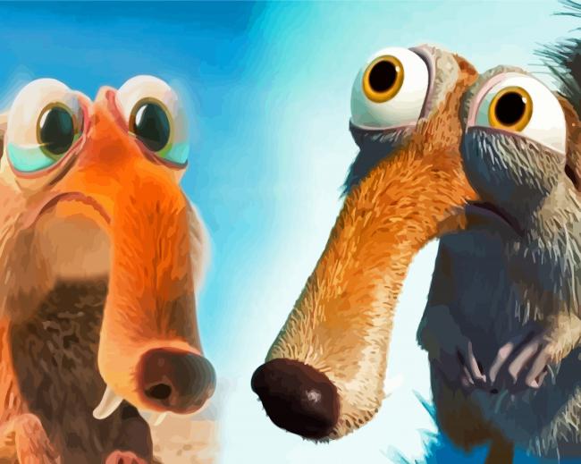 Ice Age Scrat Diamond Paintings