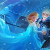 Jack Frost And Elsa Lovers Diamond Paintings