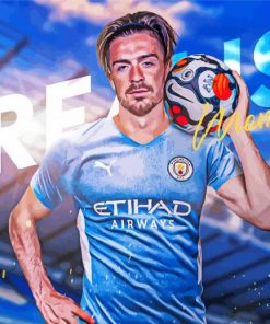 Jack Grealish Manchester City Player Diamond Paintings