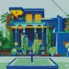 Jardin Majorelle Morocco diamond painting