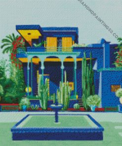 Jardin Majorelle Morocco diamond painting