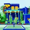 Jardin Majorelle Morocco diamond painting