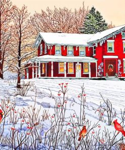 Kings Cardinals Eden NY Thelma Winter diamond painting