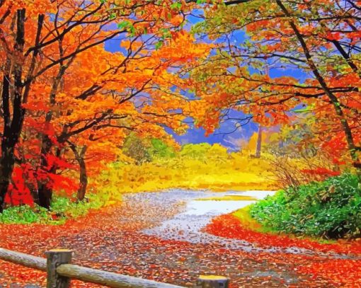 Landscape Fall Season Diamond Paintings