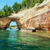 Mackinac Arch Rock diamond painting