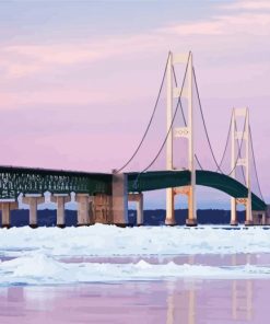 Mackinac Bridge diamond painting