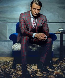 Mads Mikkelsen Hannibal diamond painting