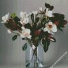 Magnolia Glass Vase diamond painting