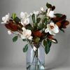 Magnolia Glass Vase diamond painting