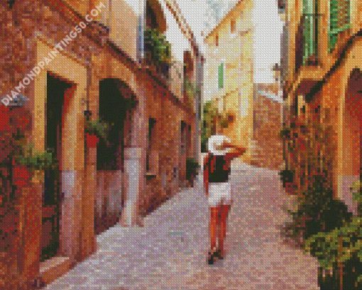 Majorca Old Town diamond painting