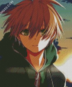 Makoto Naegi Danganronpa Anime diamond painting