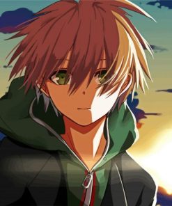 Makoto Naegi Danganronpa Anime diamond painting