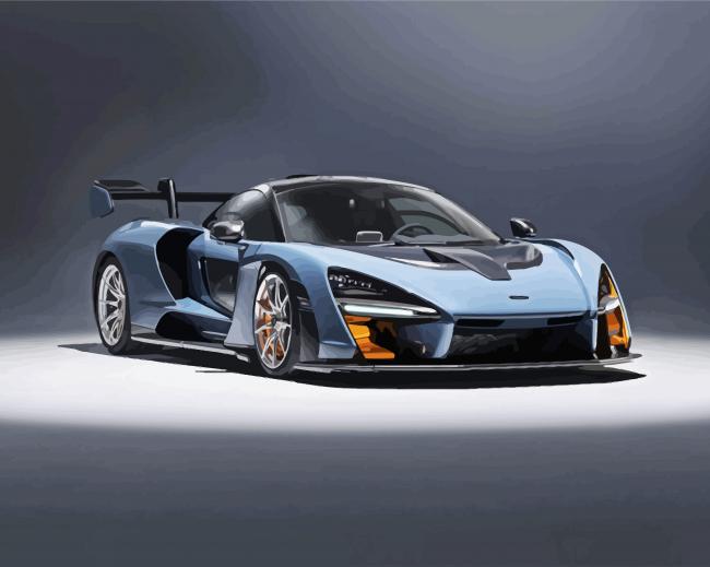 Mclaren Sport Car Diamond Paintings