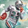 Reggie Bush Miami Dolphins Diamond Paintings