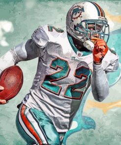 Reggie Bush Miami Dolphins Diamond Paintings