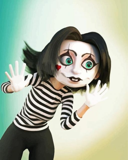 Mime Lady Diamond Paintings