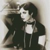 Monochrome Flapper Lady diamond painting