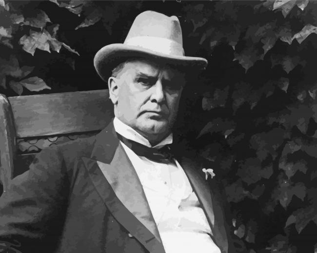 Monochrome William Mckinley Diamond Paintings