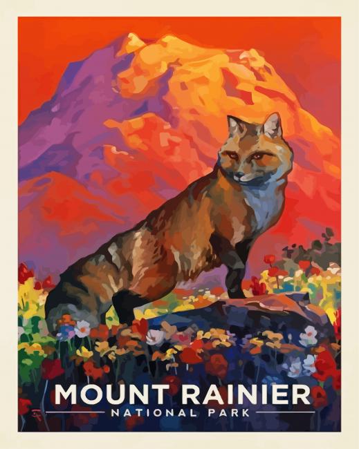 Mount Rainier Diamond Paintings