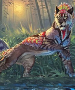 Mythical Big Cat Diamond Paintings