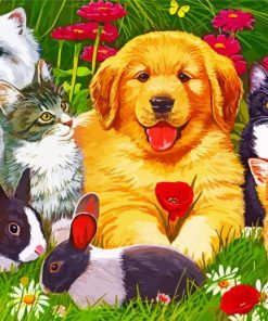 Pet Friends Diamond Paintings