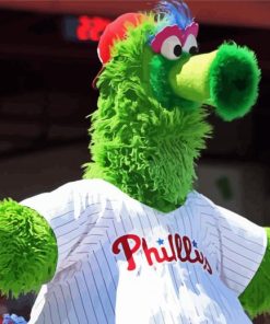 Phillies Phanatic Masco Diamond Painting