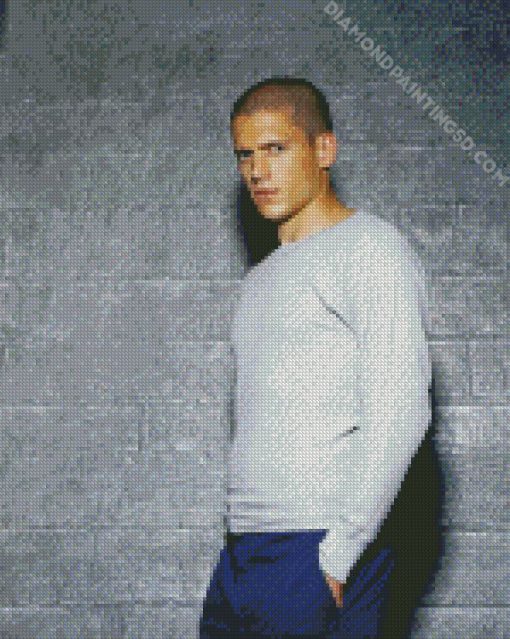 Prison Break Actor Wentworth Miller Diamond Painting