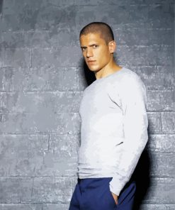 Prison Break Actor Wentworth Miller Diamond Painting