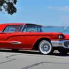 Red Ford Thunderbird Car Diamond Paintings