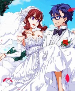 Romantic Anime Wedding Diamond Paintings