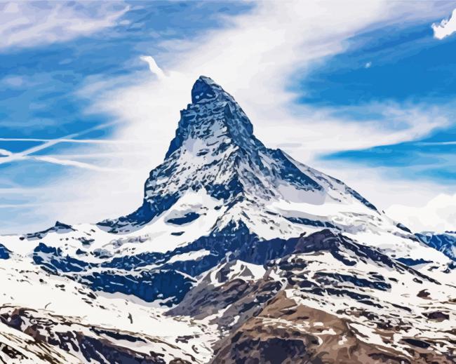 Matterhorn Landscape Diamond Paintings