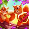 Squirrels Couple Diamond Paintings