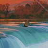 Sunset Over Manavgat Falls Diamond Paintings